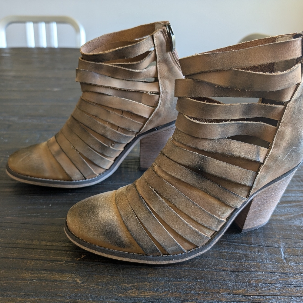 Free People Hybrid Strappy Bootie